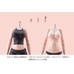 Sousai Shojo Teien accessoires voor beeldjes kleding lichaamskleur C Ver. L