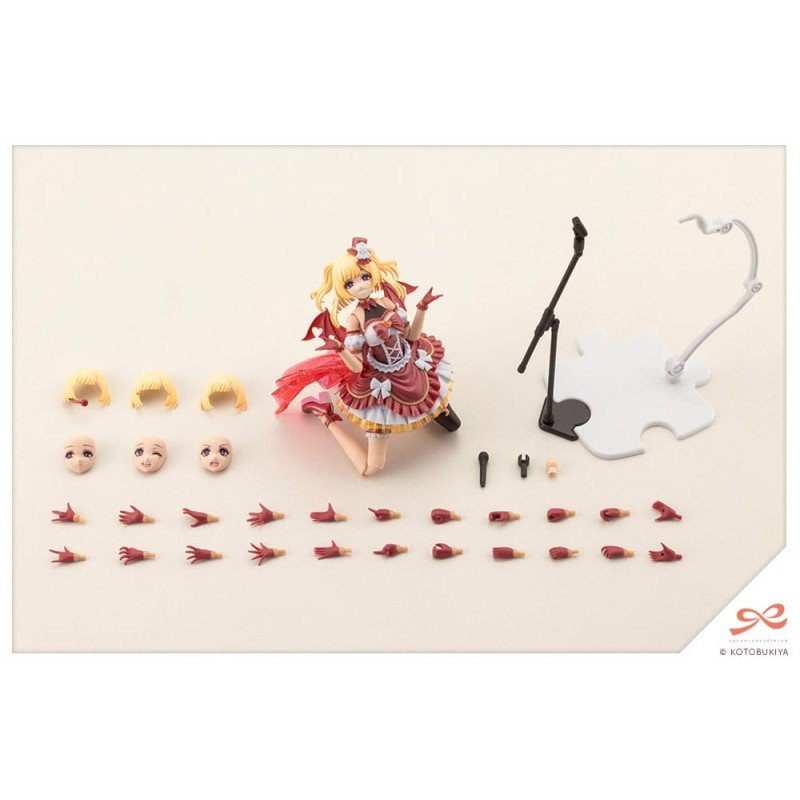 Sousai Shojo Teien figurine Plastic Model Kit 1/10 Yue Kisaragi Diva Costume Dreaming Style Strawberry Moon 16 cm
