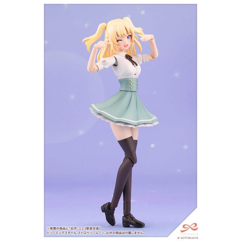 Sousai Shojo Teien Figure Plastic Model Kit 1/10 Yue Kisaragi Diva Costume Dreaming Style Strawberry Moon 16 cm