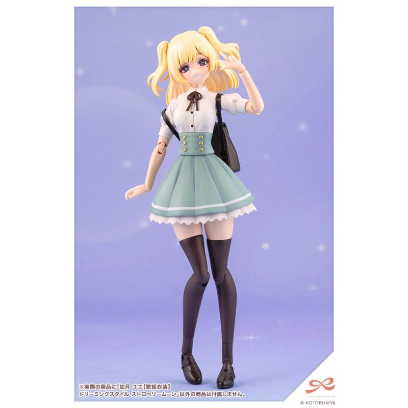 Sousai Shojo Teien figurine Plastic Model Kit 1/10 Yue Kisaragi Diva Costume Dreaming Style Strawberry Moon 16 cm