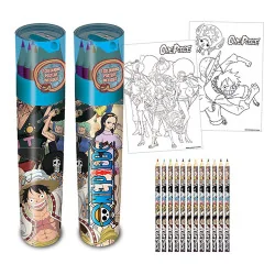 One Piece Pack 12 Crayons de Couleur "Whole Cake Island" | 5051265735041