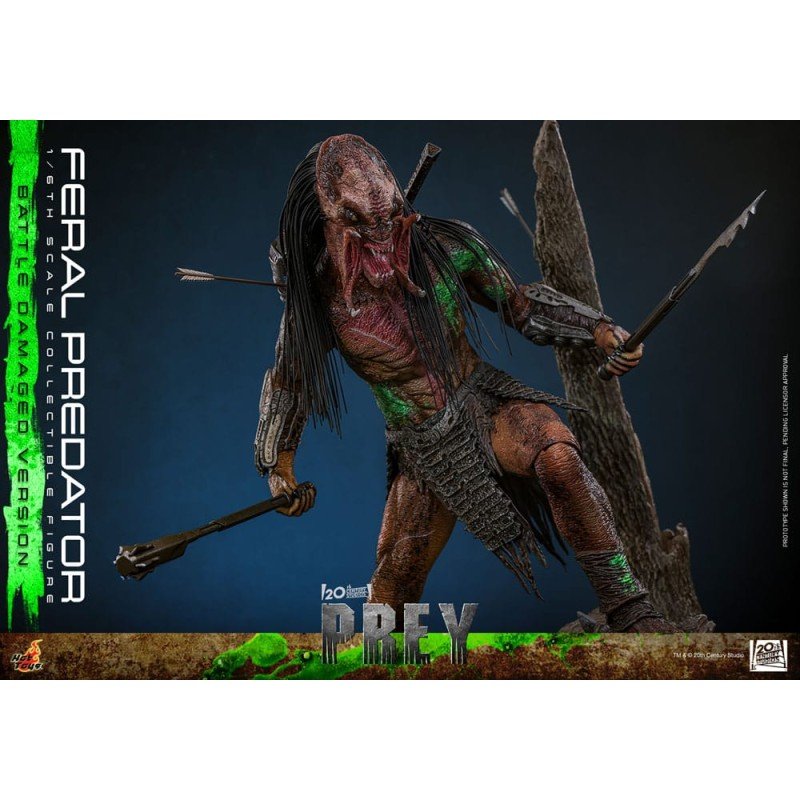 Prey 1/6 Feral Predator-figuur (Battle Wound Version) 37 cm