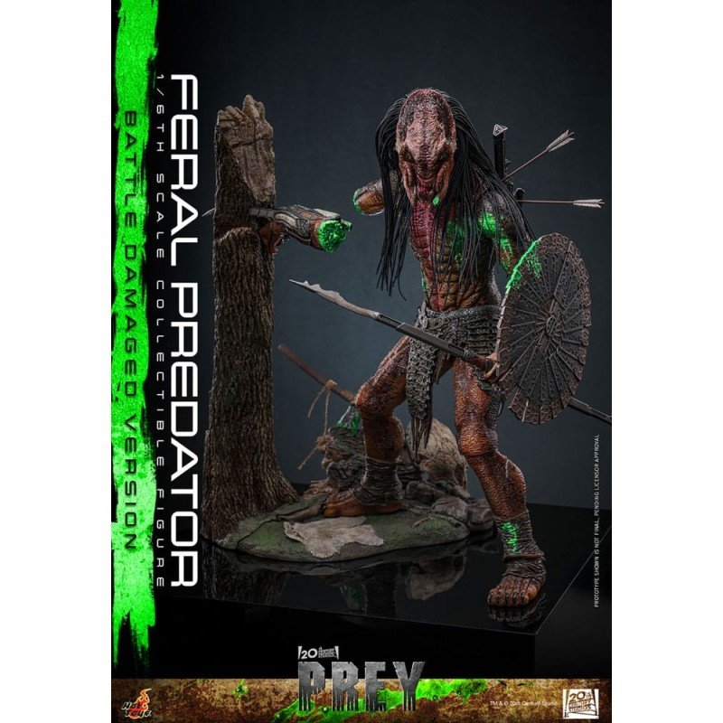 Prey 1/6 Feral Predator Figure (Battle Damaged Version) 37 cm