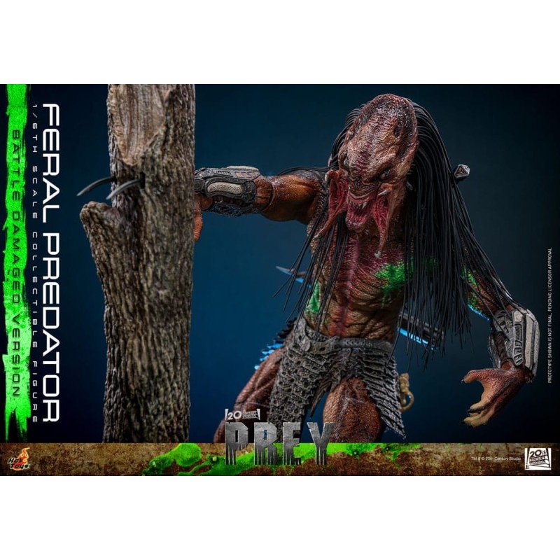 Prey figurine 1/6 Feral Predator (Battle Damaged Version) 37 cm