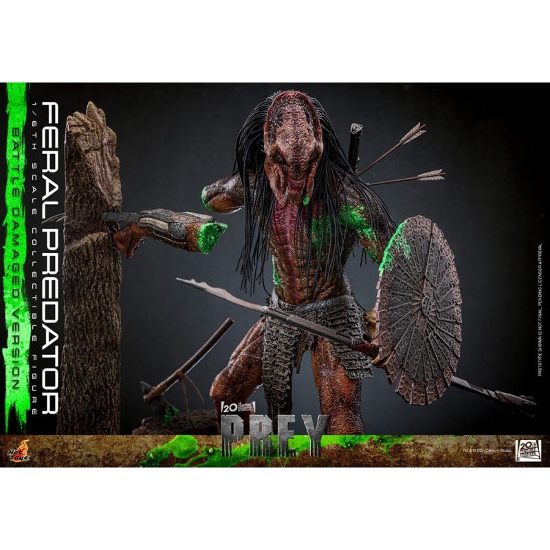 Prey figurine 1/6 Feral Predator (Battle Damaged Version) 37 cm