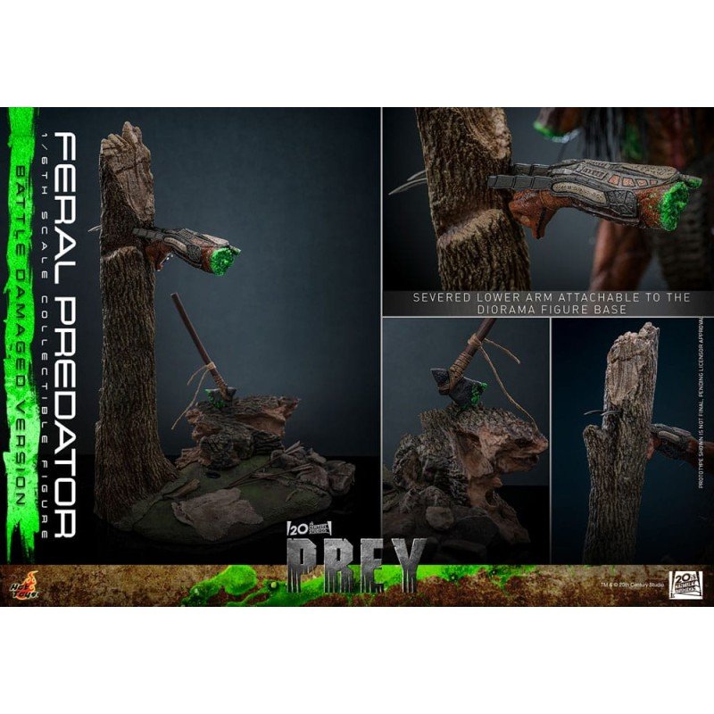 Prey 1/6 Feral Predator Figure (Battle Damaged Version) 37 cm