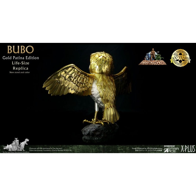 Le Choc des Titans statuette Ray Harryhausens Bubo Gold Patina Edition Normal Ver. 34 cm