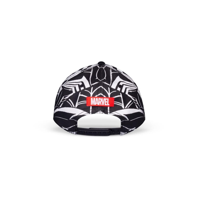 Spider-Man Baseballpet Zwart-wit Volledig Print