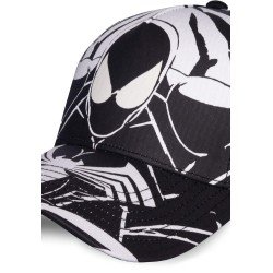 Spider-Man Baseball Cap Black & White All-over-Print