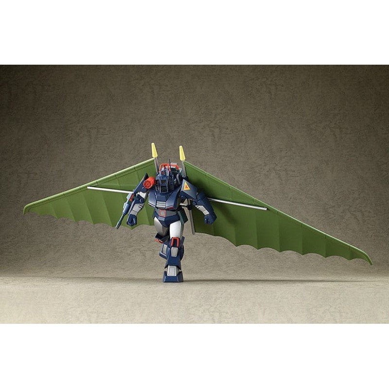 Fang of the Sun Dougram MAX 29 Figuur Plastic Modelbouwpakket 1/72 Gevechtspantser Dougram Deltavlieguitrusting Type 14 cm  