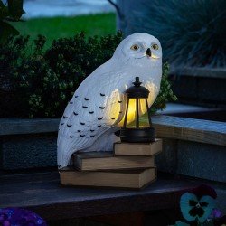 Harry Potter Lantern LunaGlo Hedwig Gnome 