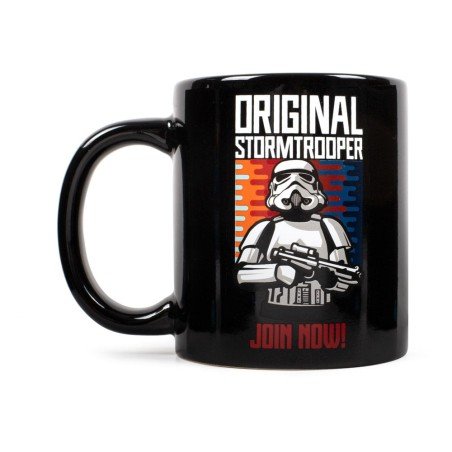 Original Stormtrooper mug Join Now Black 