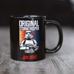 Originele Stormtrooper-mok Sluit je nu aan zwart 