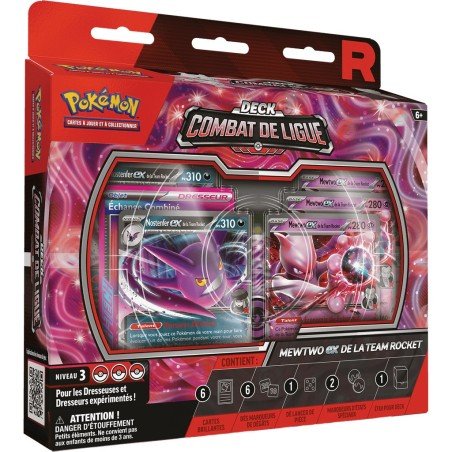Pokémon JCC - Deck de combat de ligue - Mewtwo EX de la team Rocket - FR