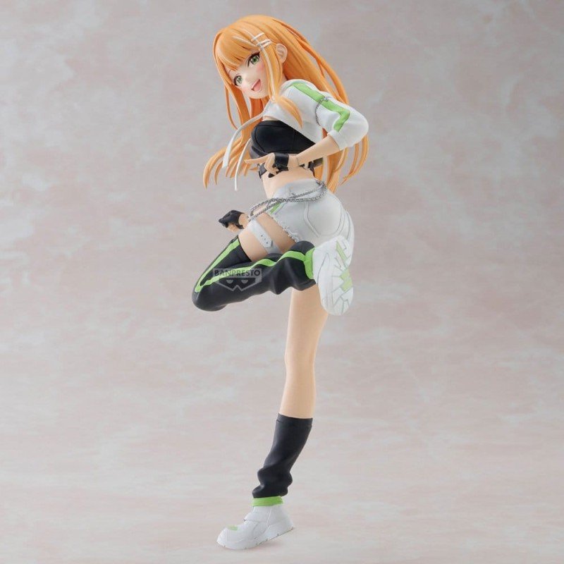 Het Idolm@ster Gakuen-beeldje PVC Espresto Sumika Shiun Accent groen ver. 22 cm