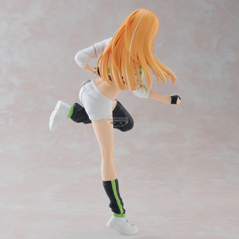 Het Idolm@ster Gakuen-beeldje PVC Espresto Sumika Shiun Accent groen ver. 22 cm