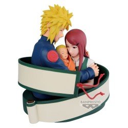 Naruto 72 Serie Minato & Naruto & Kushina PVC-beeldje 13 cm