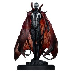 Pawn Zwart Wit & Rood Beeldje Over het hele lichaam 1/10 Spawn door Pupeteer Lee 23 cm
