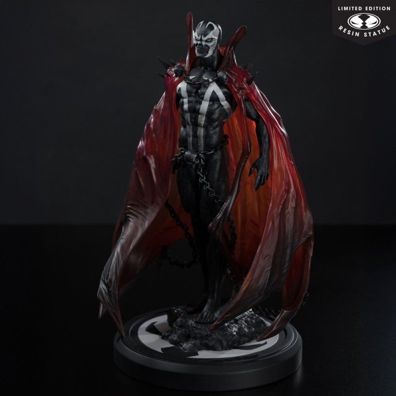 Pawn Zwart Wit & Rood Beeldje Over het hele lichaam 1/10 Spawn door Pupeteer Lee 23 cm