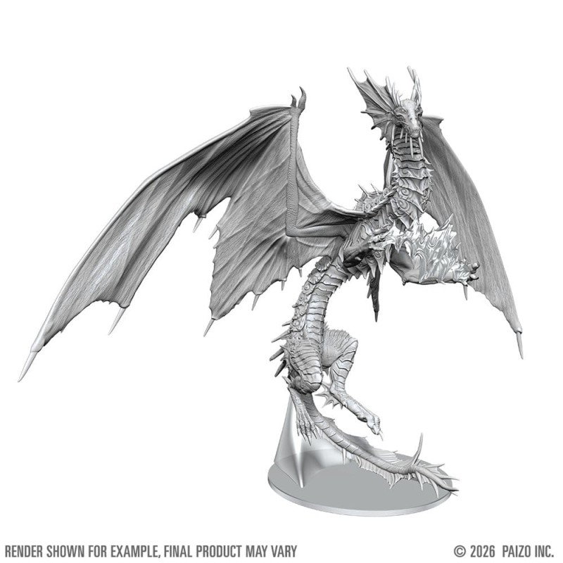 Pathfinder Deep Cuts Boxed Miniature Paintable Adult Mirage Dragon 23 cm 