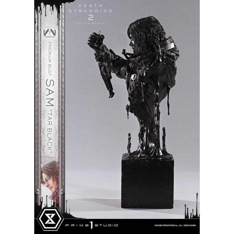 Death Stranding 2: On the Beach buste Premium 1/3 Sam Tar Black 44 cm