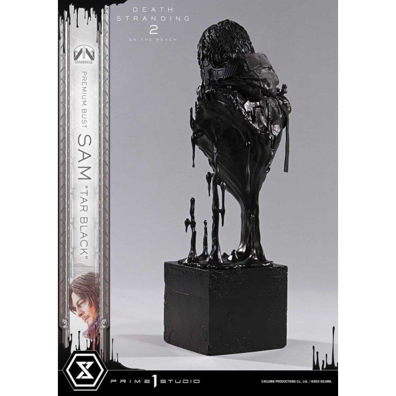 Death Stranding 2: On the Beach Bust Premium 1/3 Sam Tar Black 44 cm