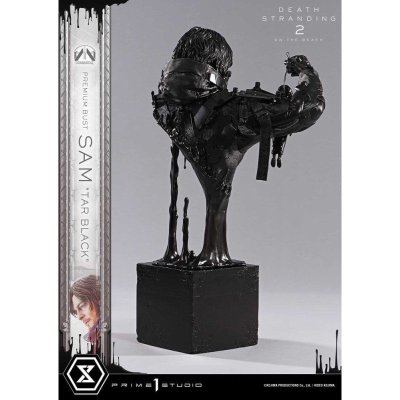 Death Stranding 2: On the Beach Bust Premium 1/3 Sam Tar Black 44 cm