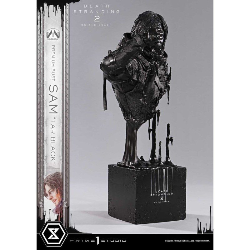 Death Stranding 2: On the Beach Bust Premium 1/3 Sam Tar Black 44 cm