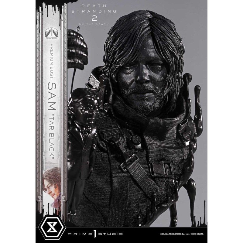 Death Stranding 2: On the Beach Bust Premium 1/3 Sam Tar Black 44 cm