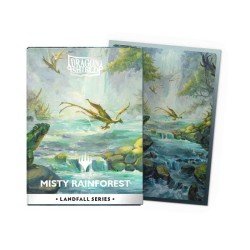Dragon Shield X Magic - Dual Standard - Landfall - Misty Rainforest (100 sleeves)