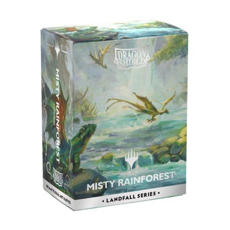 Dragon Shield X Magic - Dual Standard - Landfall - Misty Rainforest (100 sleeves)