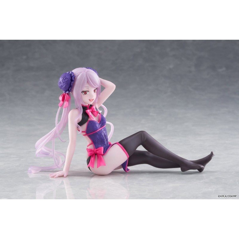 Overlord Desktop Cute statuette PVC Shalltear Chinese Dress Ver. 13 cm