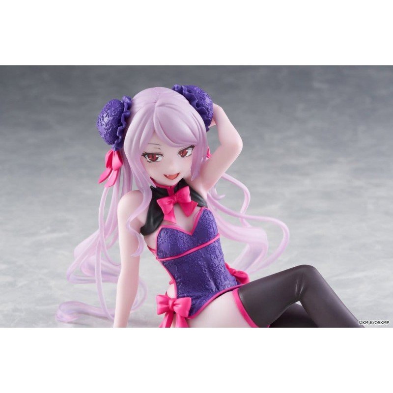 Overlord Desktop Cute statuette PVC Shalltear Chinese Dress Ver. 13 cm