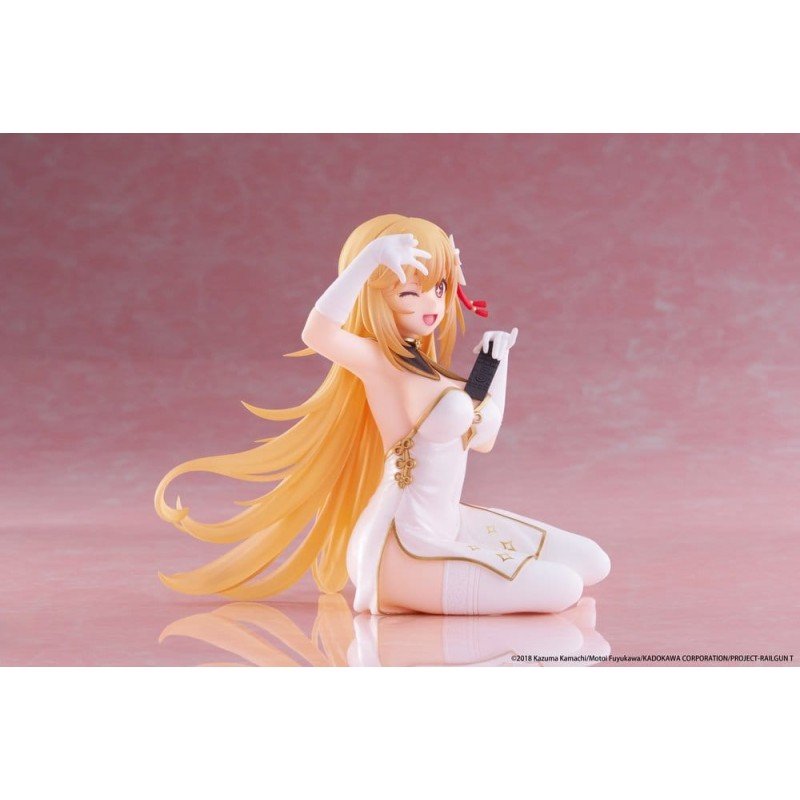 A Certain Scientific Railgun statuette PVC Desktop Cute Figure Misaki Shokuho Chinese Dress Ver. 13 cm       