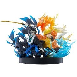 Demon Slayer: Kimetsu no Yaiba statuette PVC Zenitsu Agatsuma & Kaigaku 15 cm  