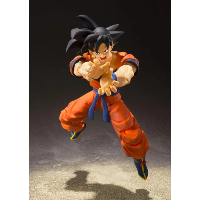 Dragon Ball Z Figure S.H. Son Goku Figuarts (A Saiyan Raised On Earth) 14 cm | 4573102555403