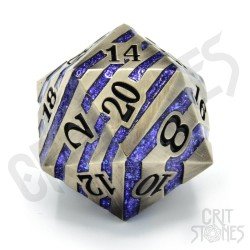 CritStones D20 dés Métal Engraved Elder 3 cm