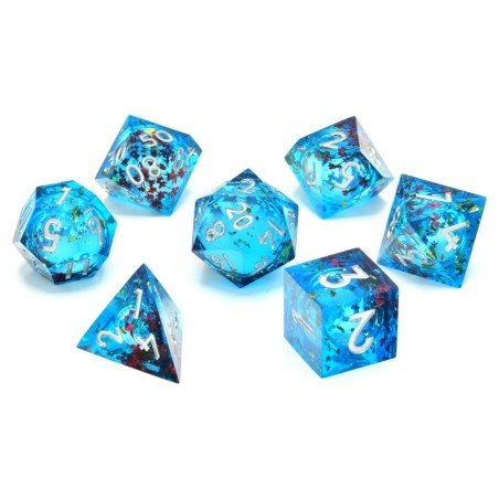 CritStones Liquid Core pack dés Mermaid's Maelstrom (7)