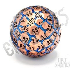 CritStones D100 dés Métal Hextech Orb 