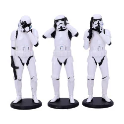 Star wars Pack 3 Resin Figures - Three Wise Stormtroopers 14 cm