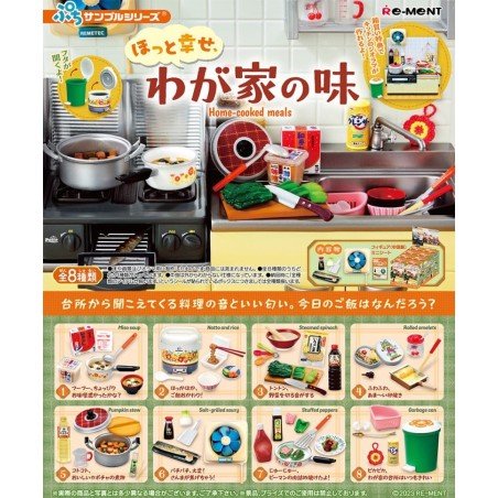 Home-cooked Meals mini figurines assortiment  (8)