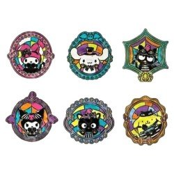 Sanrio by Loungefly présentoir pin's émaillés Blind Box Hello Kitty and Friends Halloween Stained Glass(12)