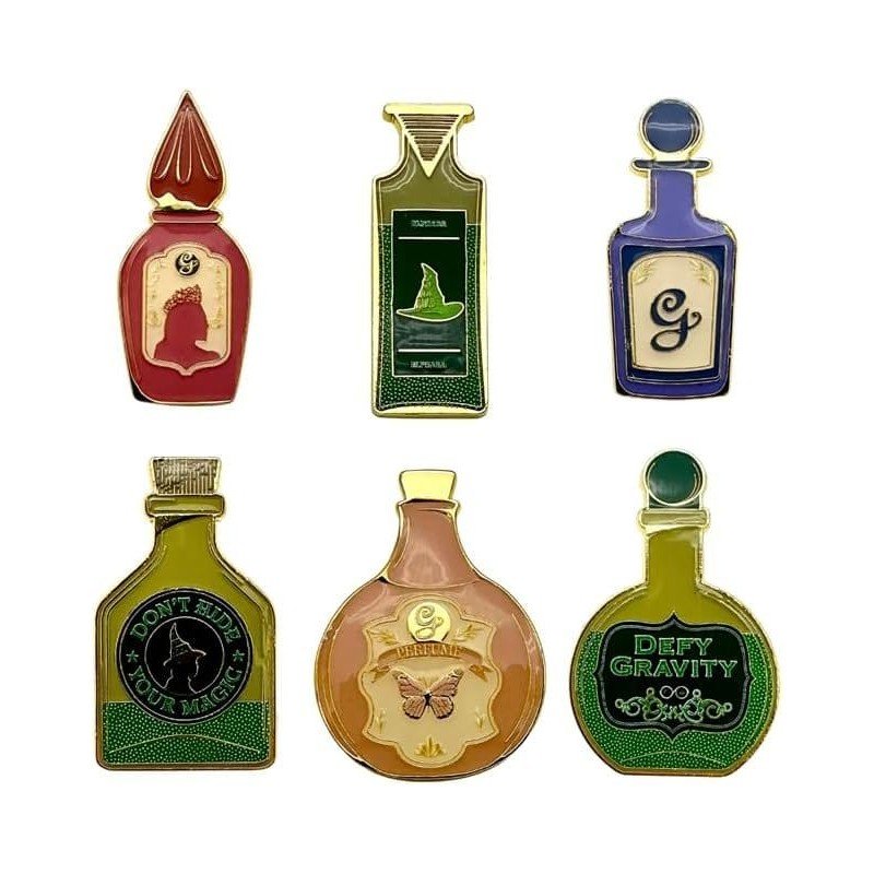 Wicked présentoir pin's émaillés Blind Box Potion Bottles (18)