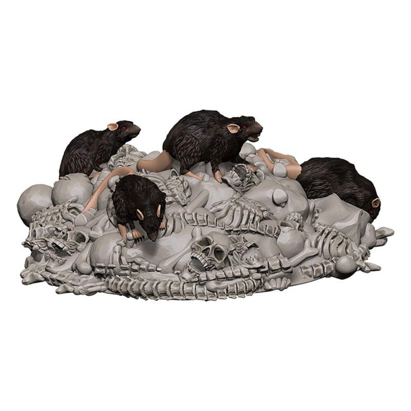 Dungeons & Dragons - Pack de miniatures prépeintes - Icons of the Realms - Adventure in a Box - Wererat Den