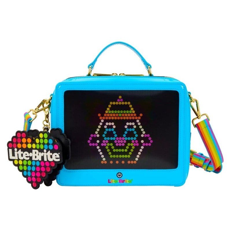 Hasbro by Loungefly Sac à bandoulière avec porte-monnaie Lite Brite