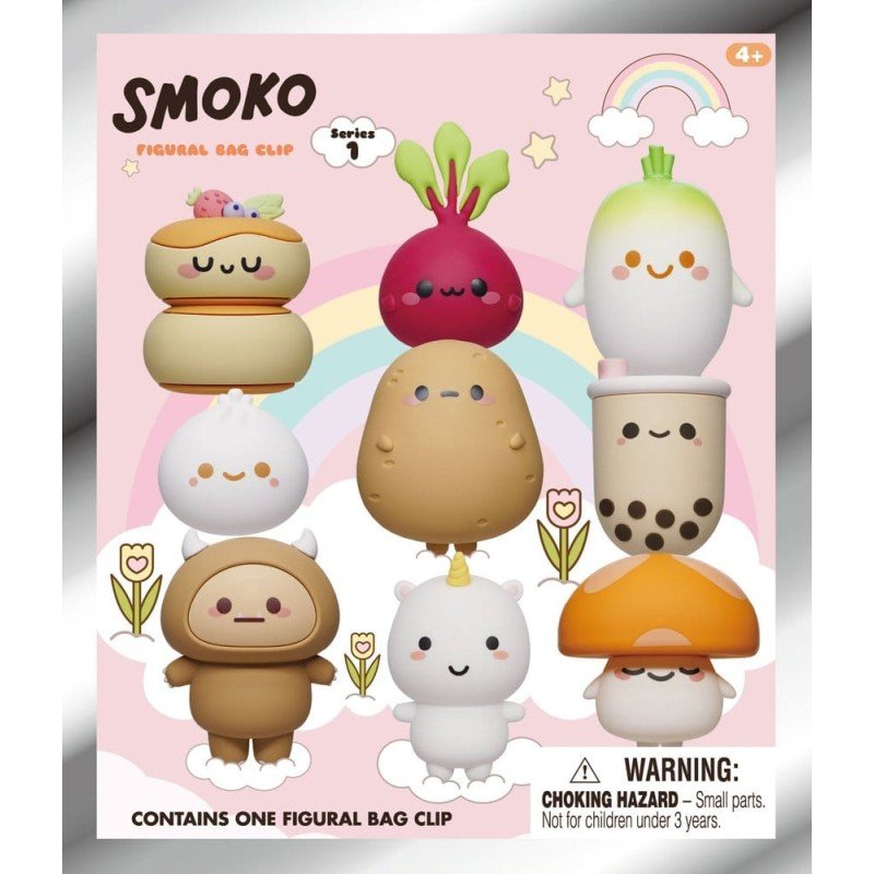 Smoko 3D présentoir porte-clés Série 1 (24) 