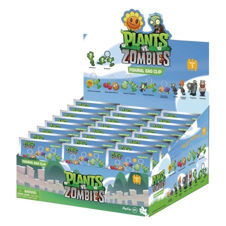 Plants vs. Zombies 3D Foam Bag Clips Serie 1 Display (24)