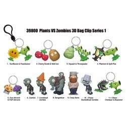 Plants vs. Zombies 3D Foam Bag Clips Serie 1 Display (24)
