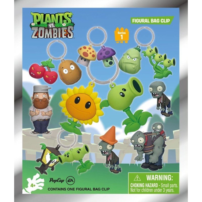 Plants vs. Zombies 3D présentoir porte-clés Série 1 (24) 