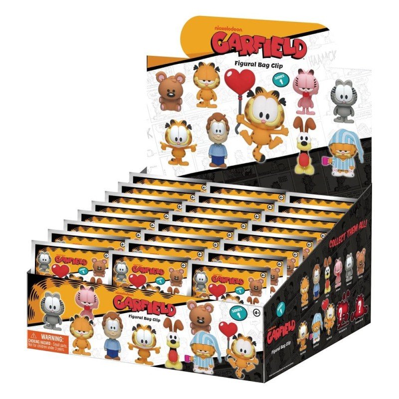 Garfield 3D présentoir porte-clés Série 1 (24) 